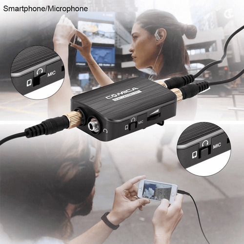 Microfone Lapela Duplo Profissional Comica Dual.lav-d03 Stc