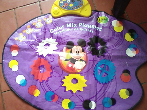 Alfombra De Colores De La Casa De Mickey Mouse