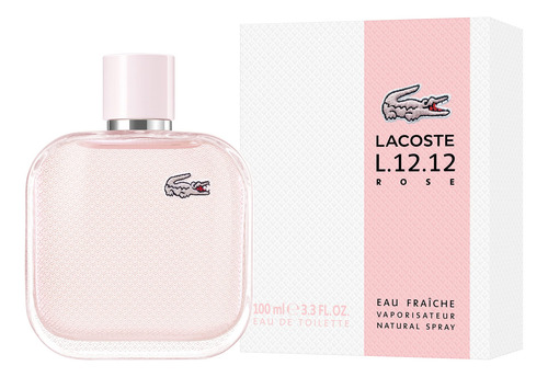 Eau De Toilette Perfume Lacoste L.12.12 Rose Eau Fraîche 100