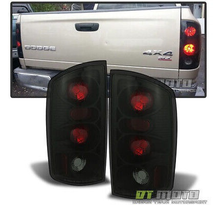 New Black Smoke 2002-2006 Dodge Ram 1500 2500 3500 Tail  Dtm