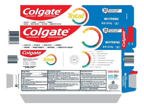 Colgate Total Whitening 144g