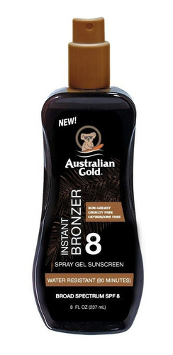 Australian Gold Spf 8 Spray Gel Bronzer