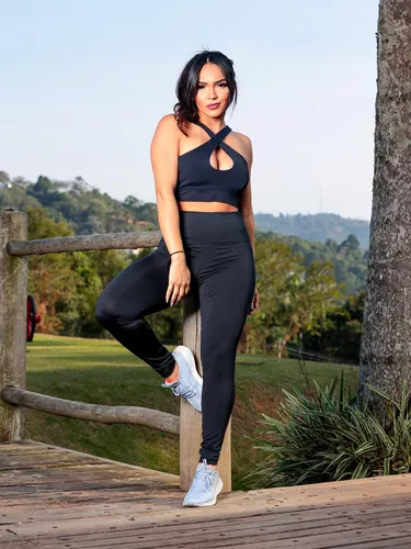 Lisisys Moda Calça Legging Fitness Cós Alto Suplex