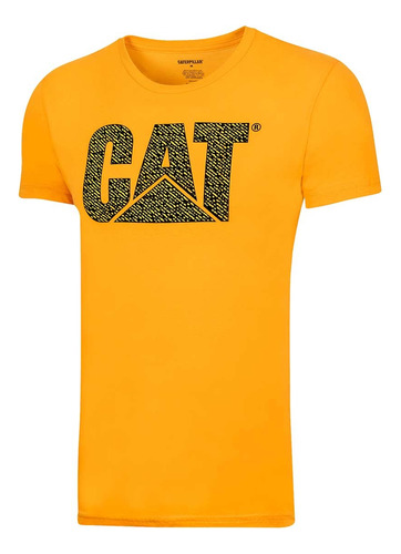 Playera Caballero Caterpillar Cat-07 Amarillo 110-440 S4