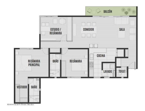 Imagen 2 de 11 de Departamento En Venta En Roma Sur 21847nc