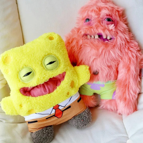 Peluche Ugly Monster Tooth De Bob Esponja Dorado, 22 Cmbest