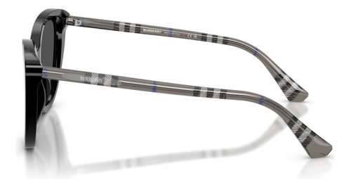 Lentes De Sol Burberry Be4457 416587 Auténticos Be4457 416587 Negro Gris Oscuro Negro Y Gris Negro Y Gris