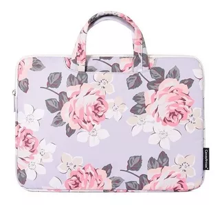 Funda Bolsa Maletin Para Laptop 15.6 14 13 Mujer Con Asa