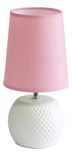 Simple Designs Lt2084-pnk Mini Lámpara De Mesa De Noche De C