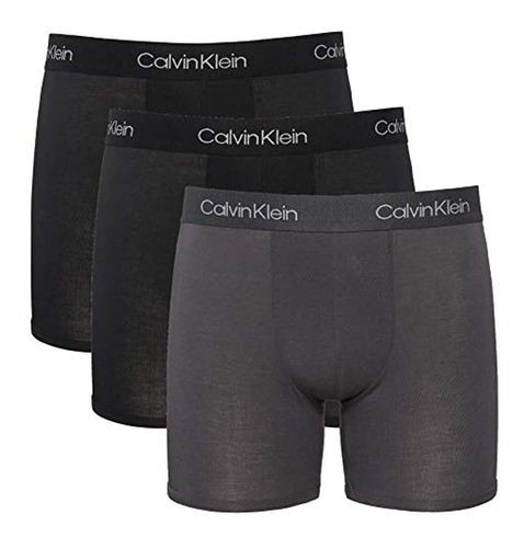 Calvin Klein Mens Pack De 3 Calzoncillos Bóxer