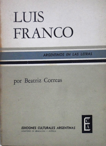 Luis Franco Beatriz Correas (Usado)