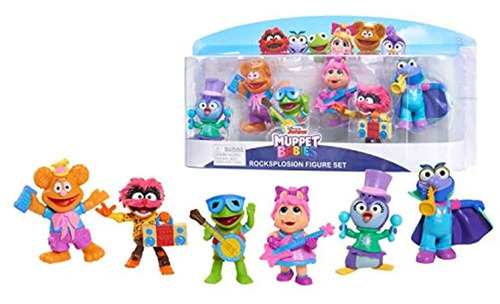 Juego De Figuras De Sala De Juegos Para Bebes Muppets (paqu