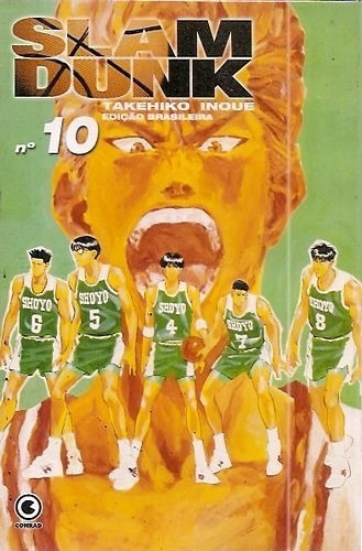 Livro Slam Dunk - Vol 10 - Edicao Brasileira - Takehiko Inoue [2006]