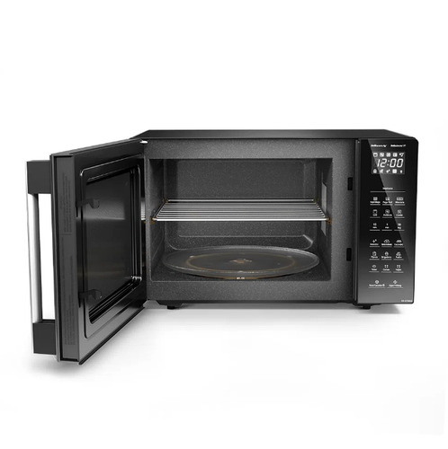 Micro-ondas Nn-st66nbruk Dupla Refeição Preto Panasonic 220v