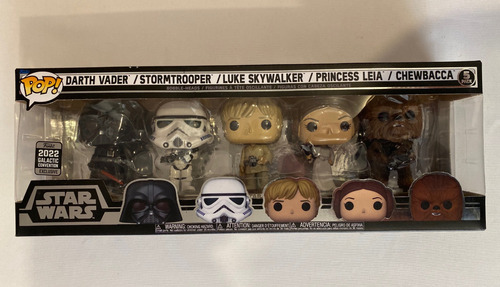 Funko Pop Star Wars 5 Pack 2022 Galactic Convention Exclusiv (Usado)