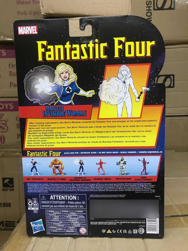 Mujer Invisible Cuatro Fantasticos Marvel Legends Hasbro