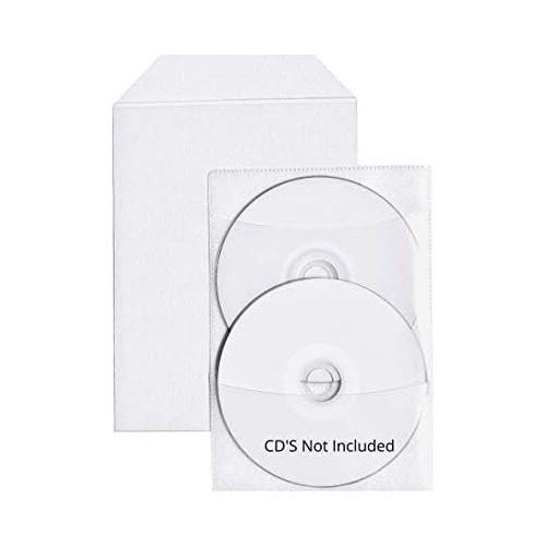 100 Fundas De Plástico Transparente Películas Cpp + 2...