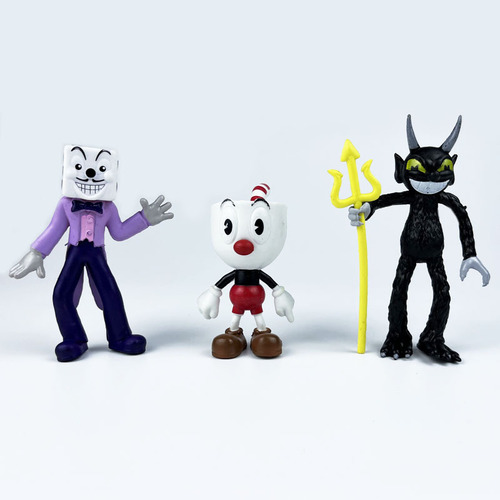 Adornos Modelo De Oficina De Mano Cuphead 6 Piezas