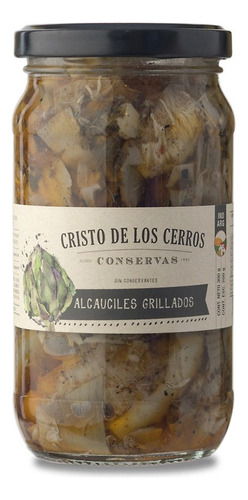 Alcauciles Grillados Cristo De Los Cerros 300g