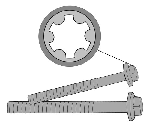 Tornillos Tapa Cilindros Fiat Palio-siena Mot. Torque 1580cc