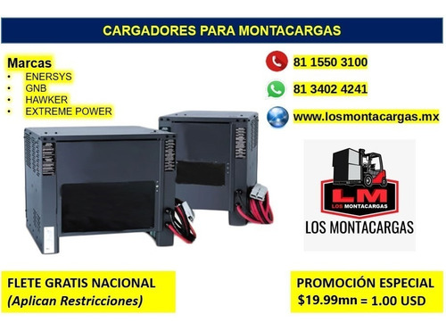 Imagen 1 de 8 de Cargador Baterías Montacargas Enersys Hawker Extreme Power