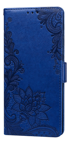 Funda Para Teléfono Vivo Y15a/y15s/y01 De Piel Con Estampado De Encaje Y Doble Hebilla