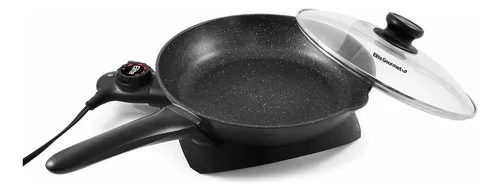 Elite Gourmet Eg - Sartén Resistente A Los Arañazos De 10. Negro
