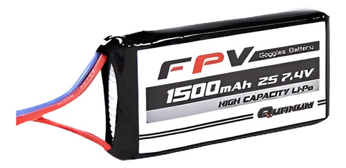 Quanum Rc Fpv Audífono Batería De 7.4v 1500mah 3 C