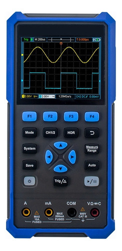 Osciloscopio Digital 2 Canales 200mhz Ancho De Banda