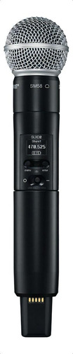 Microfone Sem Fio Shure Slxd24/sm58 Cor Preto