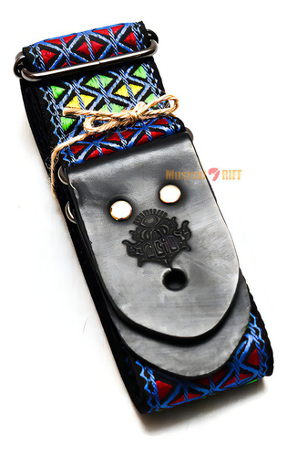 Correia Guitarra Rock And Roll Circus Acid Straps