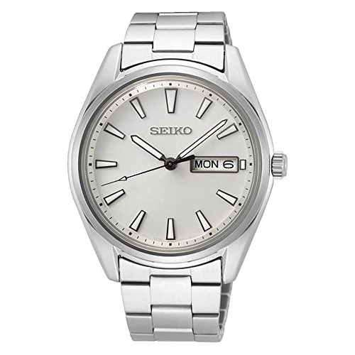 Reloj De Hombre Seiko Essentials Quartz Silver Dial