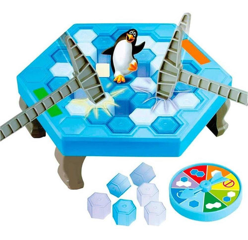 Brinquedo Infantil Jogo Do Pinguim Quebra Gelo Família