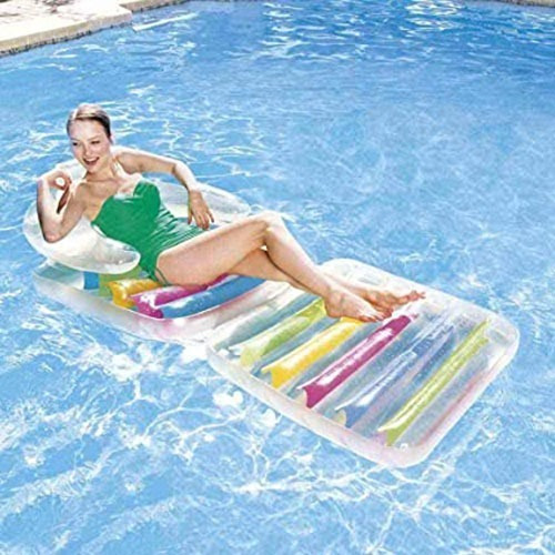 Imagem 3 de 3 de Colchão Poltrona Boia Inflável P/ Piscina - Mor