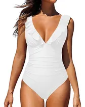 Comprar Ropa De Baño Entera Color Blanco Mujer Talla Medium