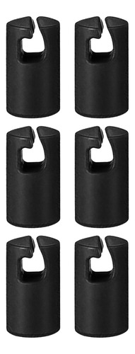 5 Funda Para Trampolín, Tapas Para Postes, Negro 6 Piezas