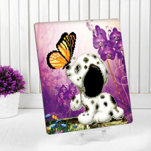 Kit De Pintura Diamond Painting Atril Cuadro 21x25cm