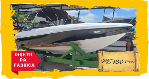 Lancha 18 Pés Rs 180 Sport Com Motor Mercury 50 Hp 0km