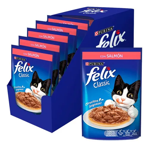 Caja 15 Pouch Felix Salmón 85gr