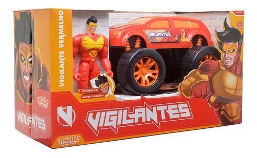 Imagem 2 de 5 de Conjunto Boneco Articulado Carrinho Soldado De Ferro Menino