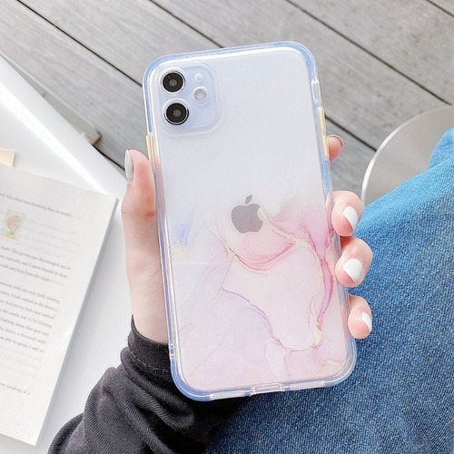 Imagem 3 de 10 de Capa Case Capinha Luxo Marmorizada Tpu iPhone XR