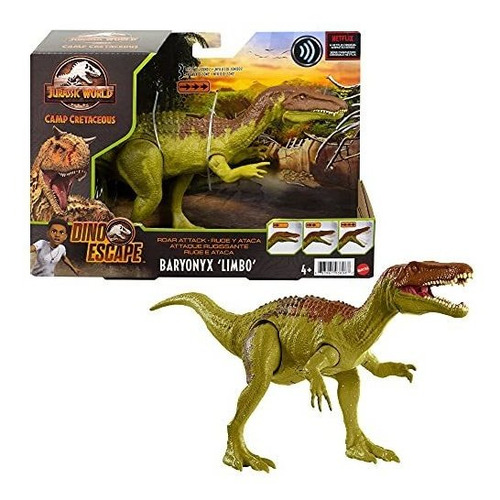Jurassic World Roar Attack Baryonyx Limbo Camp Creteco