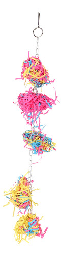 Juego De Papel De Arena Para Masticar Pájaros, 60 Cm, Colori