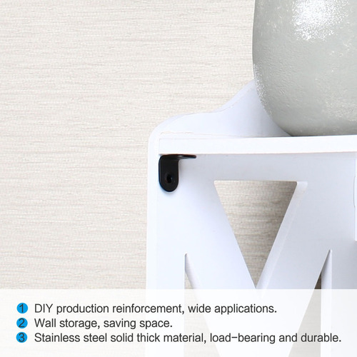 24 Soportes Angular En Forma De L Para Muebles 30x30mm