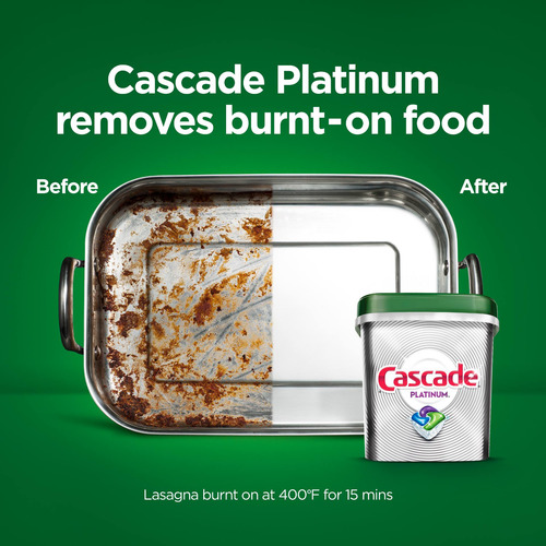 Detergente Para Lavaplatos De 62 Cascade Platinum Actionpacs