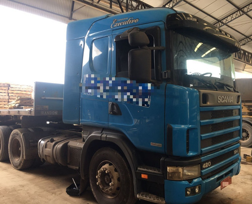 Imagem 2 de 9 de Cavalo Mecanico Scania R124 6x2 (trucado) 2002/2002