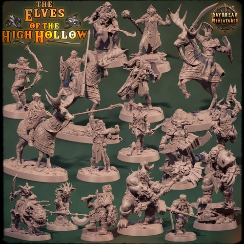 The Elves Of The High Hollow - Stl Para Impresion 3d