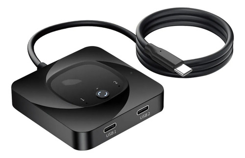 Conversor De Vídeo Pd Kvm Switcher Usb-c Suporta Computadore