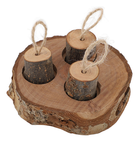 Juguete De Madera Para Buscar Comida Para Hámsteres, Applewo