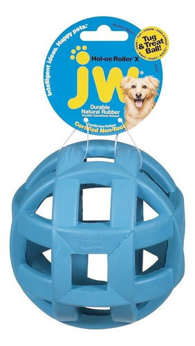 Bola Recheável Para Cachorro Jw Holee Roller Extreme - Azul